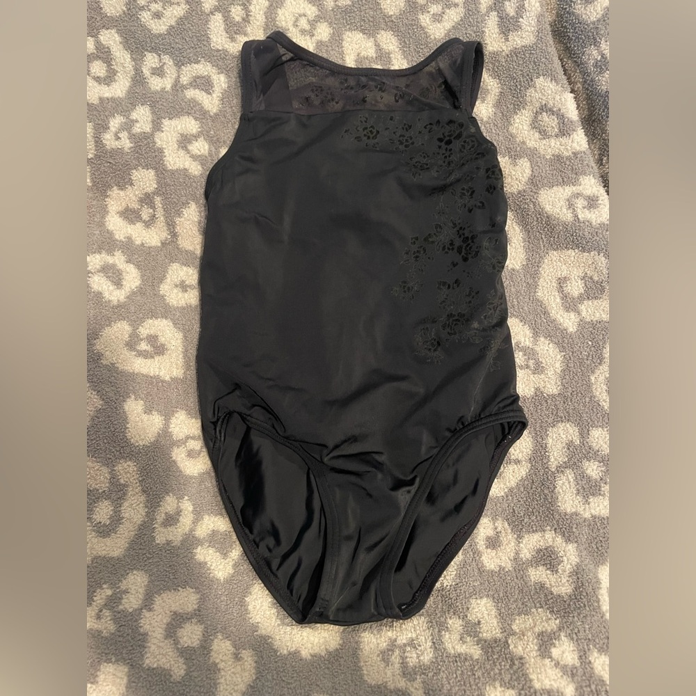 Balera Black Floral Leotard